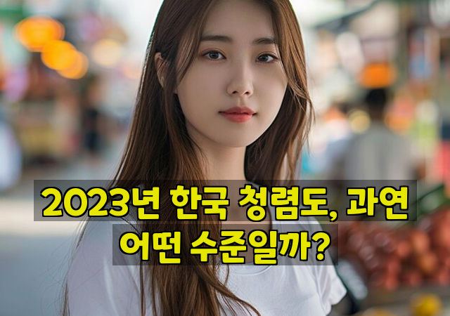 2023년 한국 청렴도, 과연 어떤 수준일까?